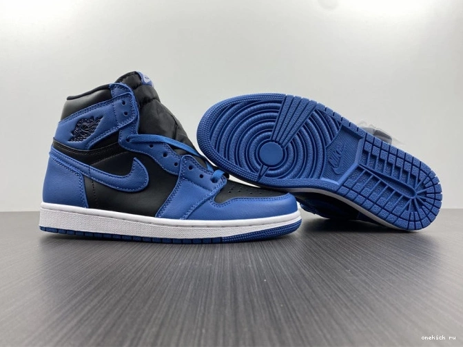 Rep Onekick Marina 555088-404 1 High Air 'Dark OG Jordan Blue' Retro 0821